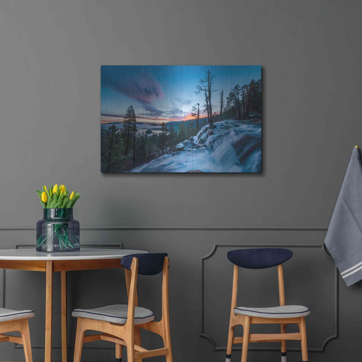'Lake Tahoe Emerald Bay' by Edin Chavez – Metal Wall Art, 36x24 room view
