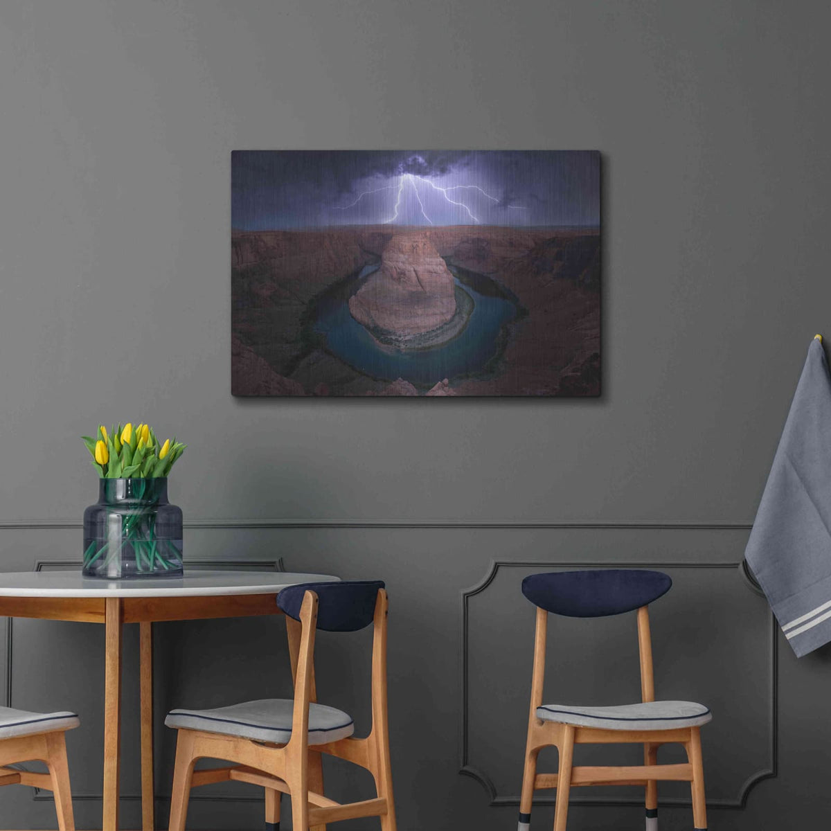 'Horse Shoe Bend' by Edin Chavez – Metal Wall Art, 36x24 room view