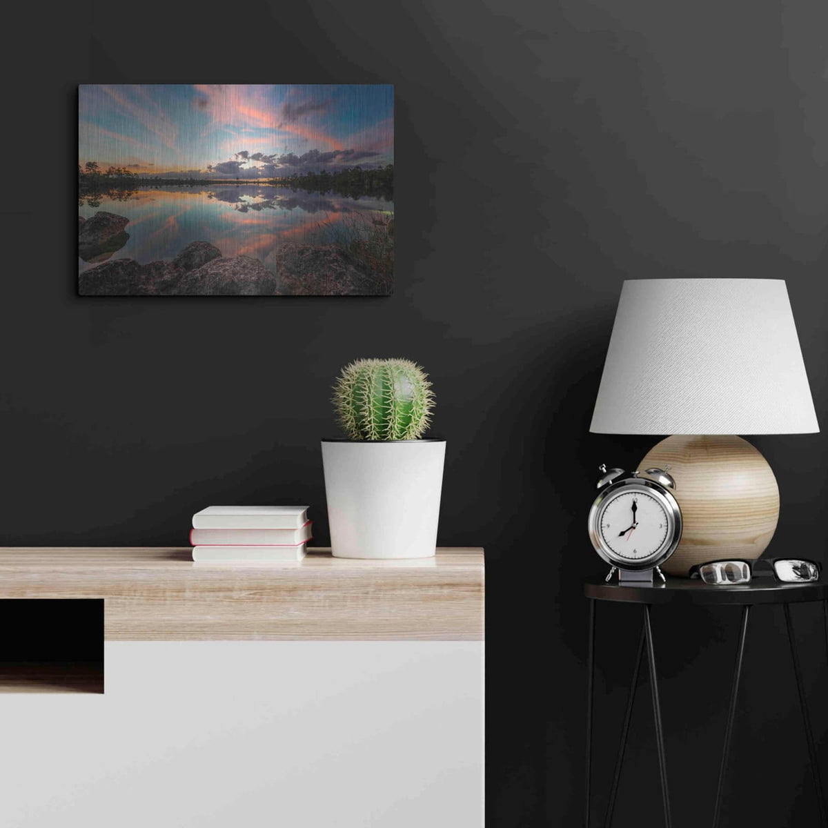 'Everglades' by Edin Chavez – Metal Wall Art, 24x16 room view