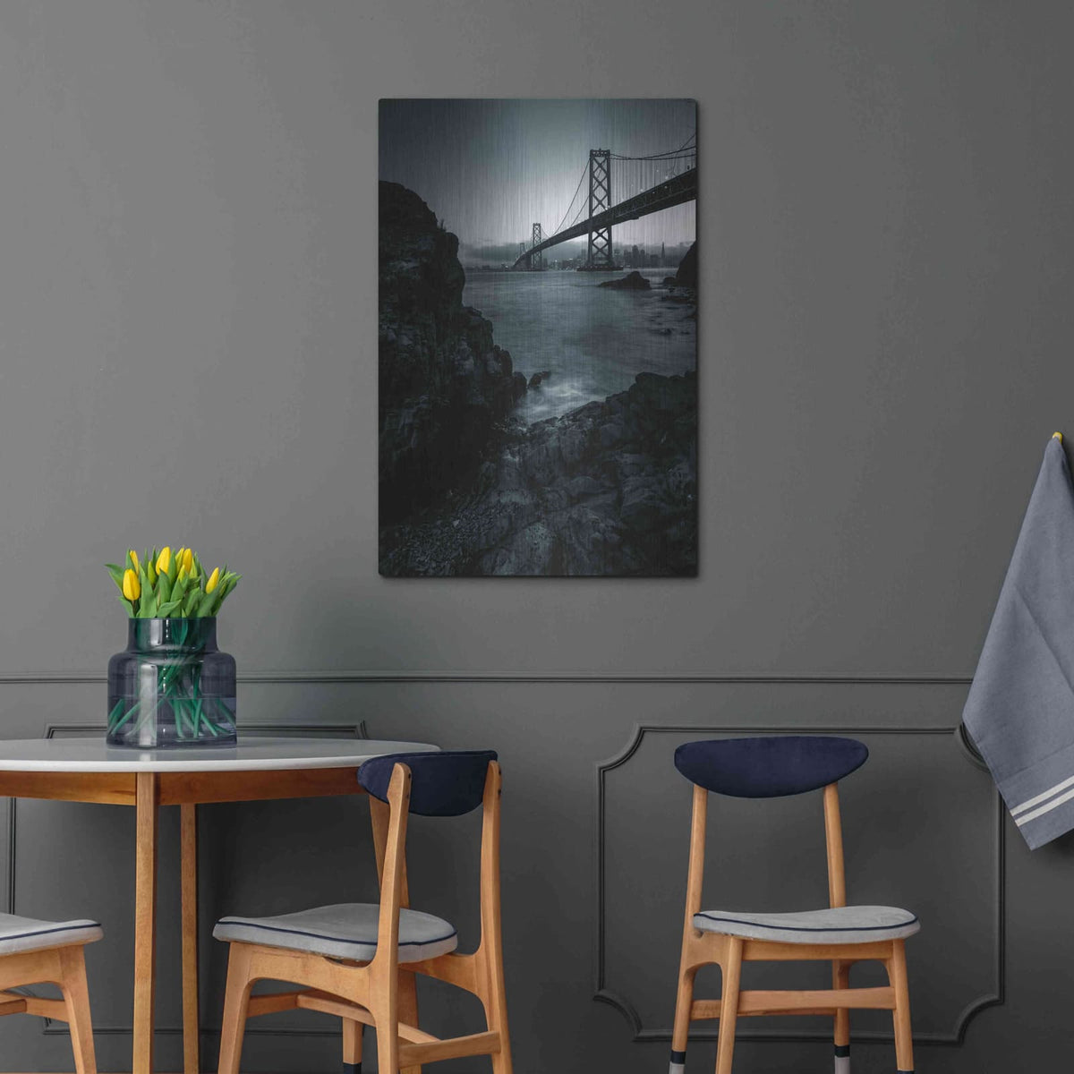 'Dreaming of San Francisco' by Edin Chavez – Metal Wall Art, 24x36 room view