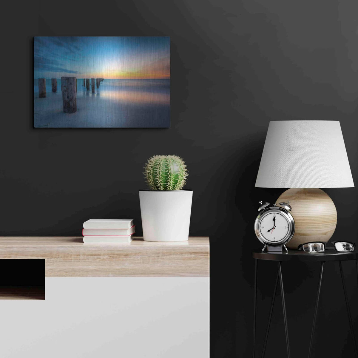 'Forgotten Monoliths' by Edin Chavez – Metal Wall Art, 24x16 room view