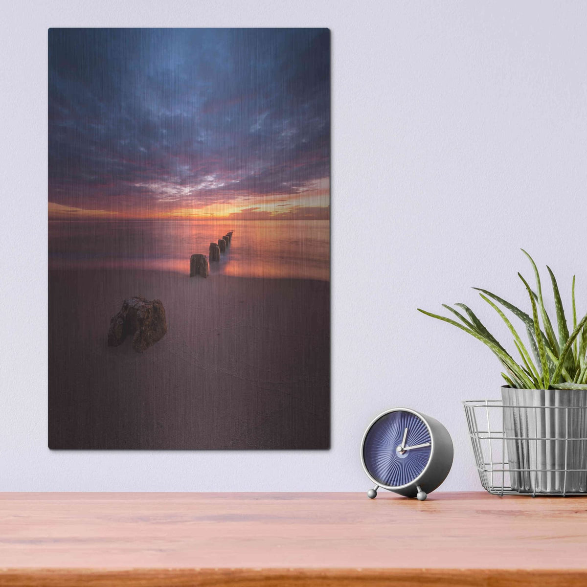 'Blending Reality' by Edin Chavez – Metal Wall Art, 12x16 room view