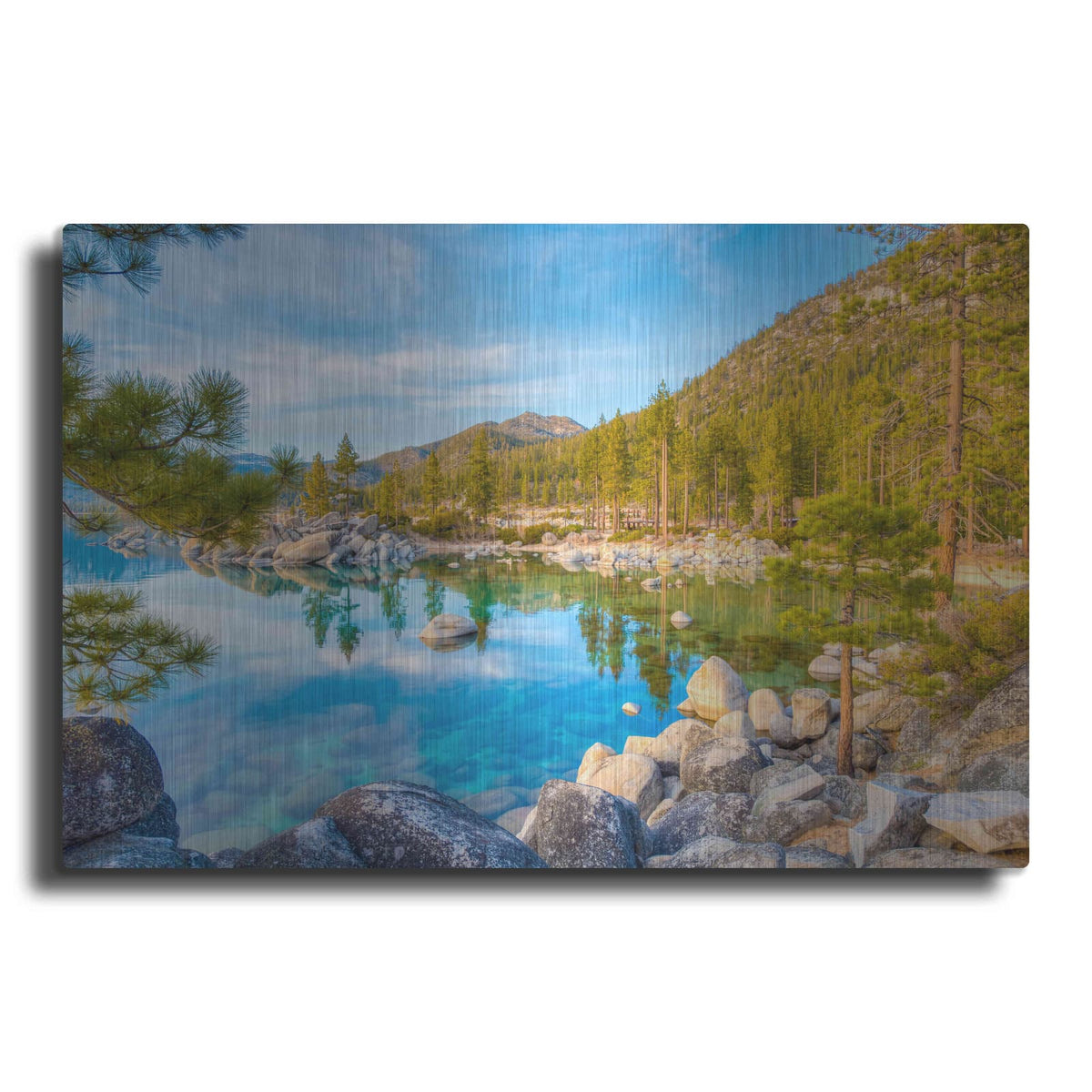 'Majestic Lake Tahoe' by Edin Chavez – Metal Wall Art