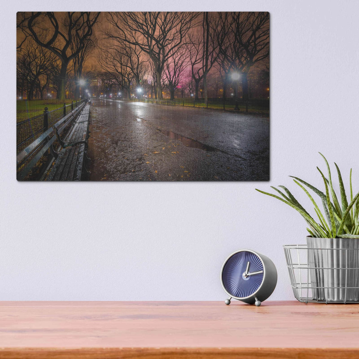 'The Crying Park' by Edin Chavez – Metal Wall Art, 16x12 room view