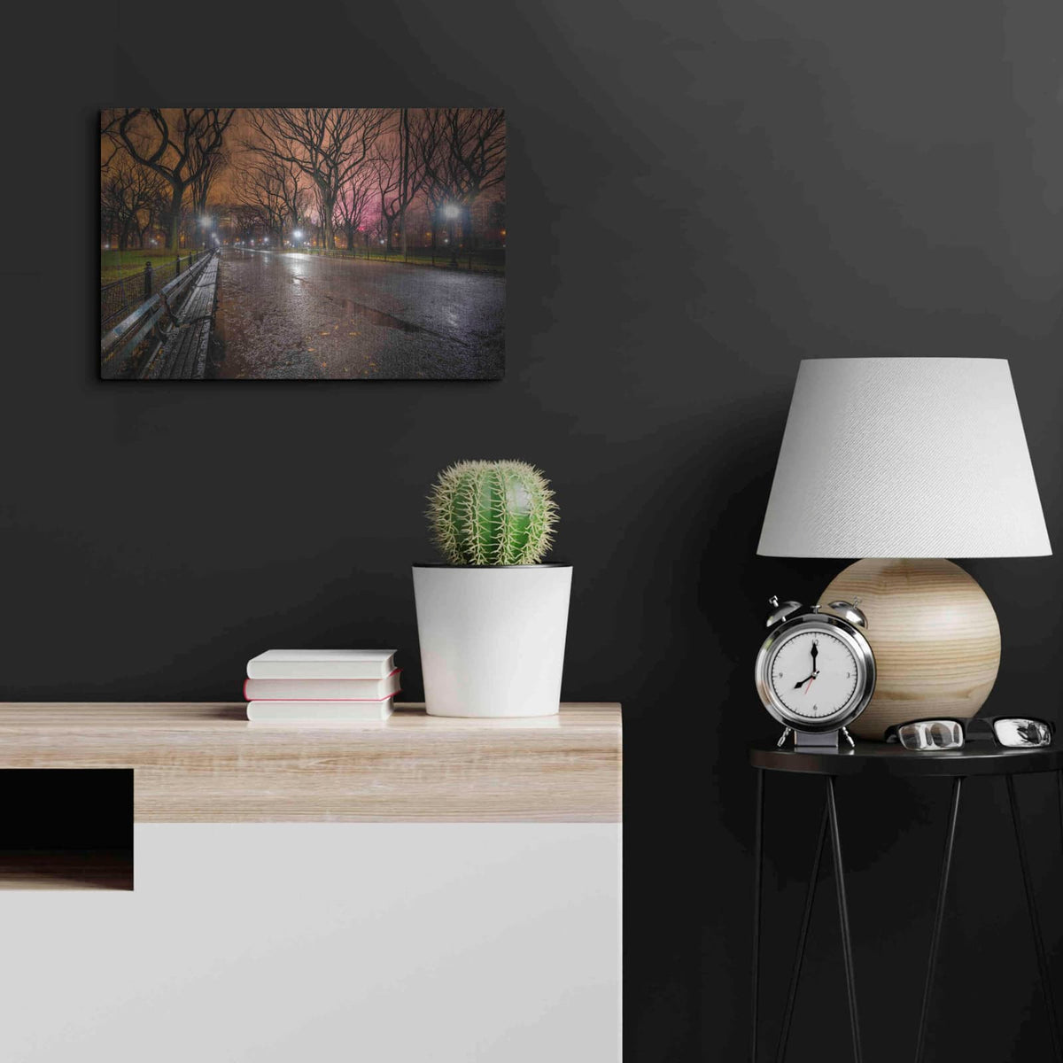 'The Crying Park' by Edin Chavez – Metal Wall Art, 24x16 room view