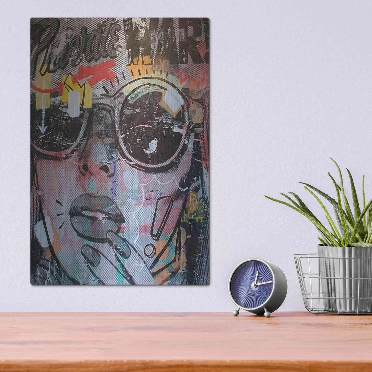 'Private War' by Dan Monteavaro – Metal Wall Art, 12x16 room view