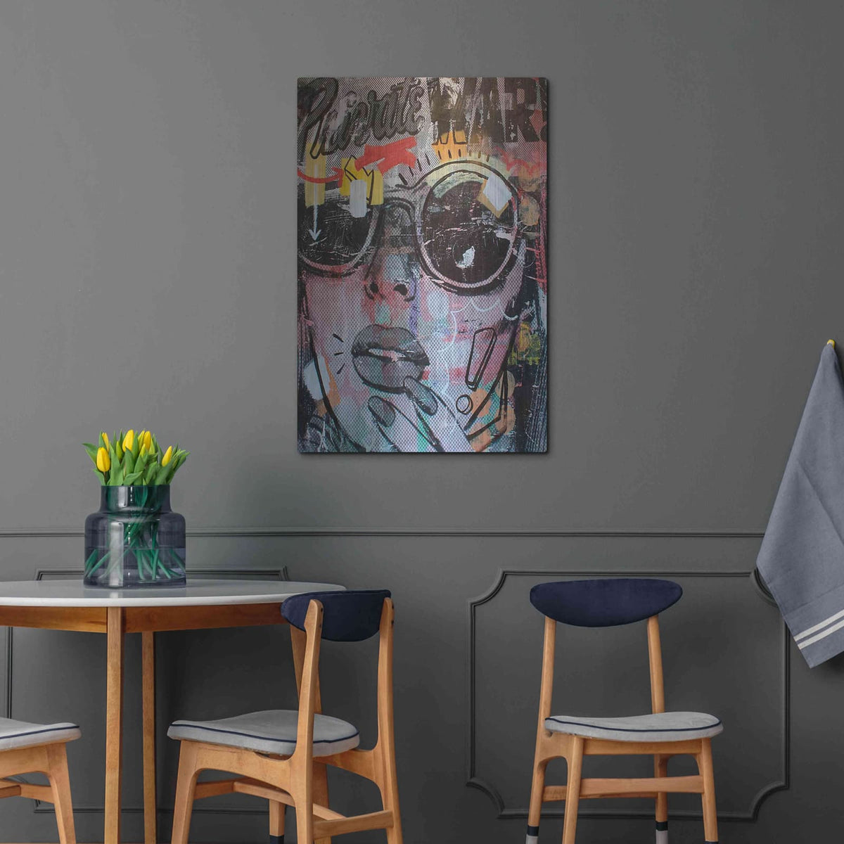 'Private War' by Dan Monteavaro – Metal Wall Art, 24x36 room view