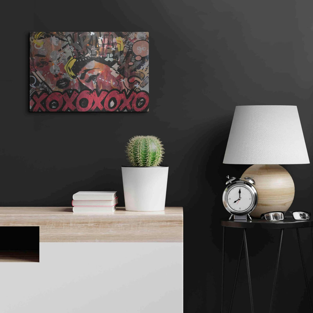 'Kraang' by Dan Monteavaro – Metal Wall Art, 24x16 room view