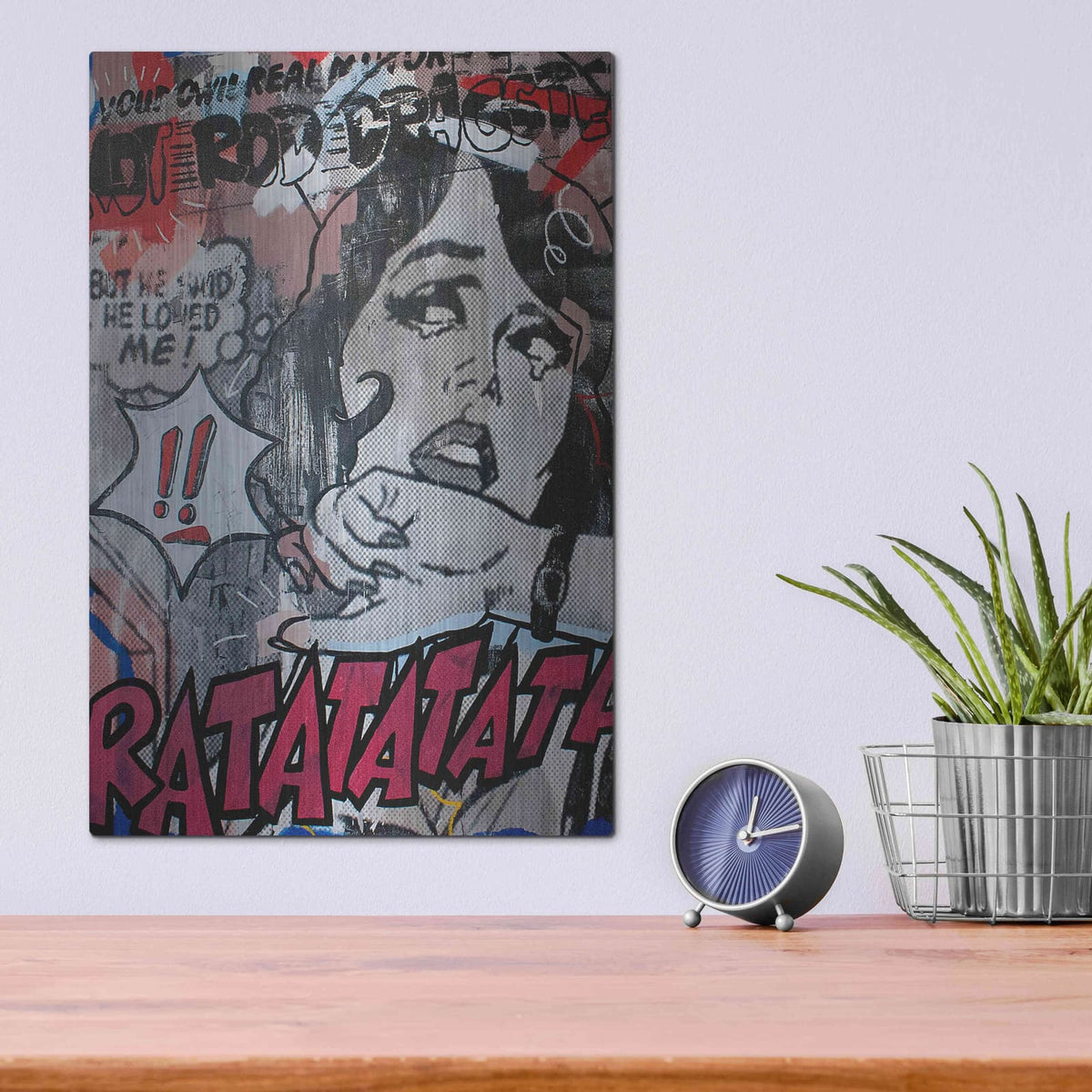'Hot Rod' by Dan Monteavaro – Metal Wall Art, 12x16 room view