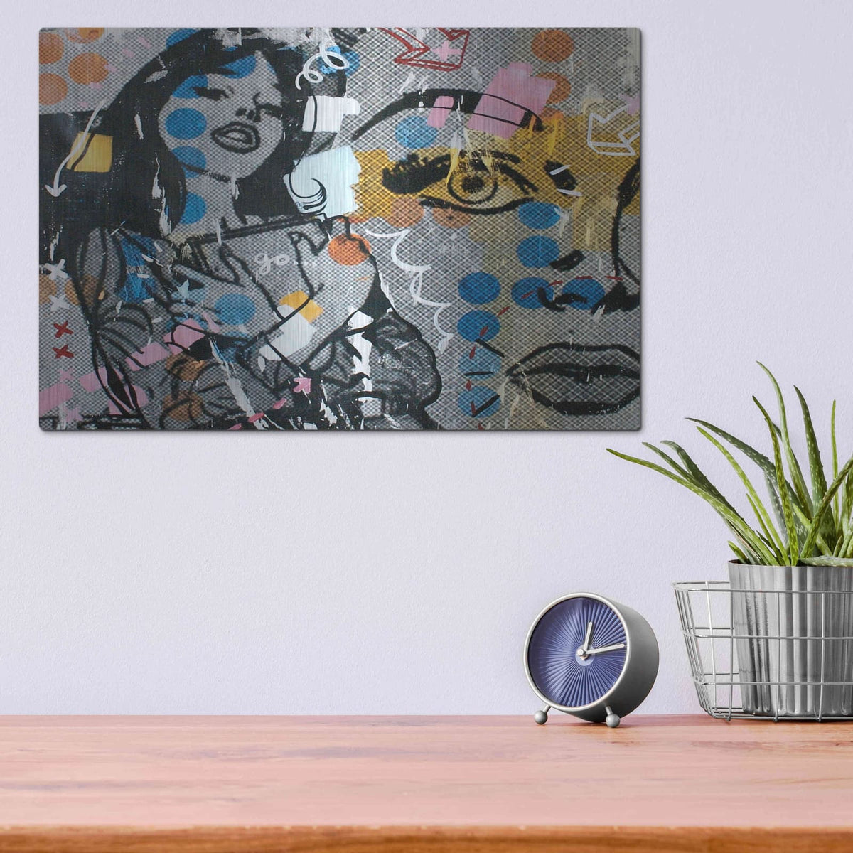 'Go' by Dan Monteavaro – Metal Wall Art, 16x12 room view