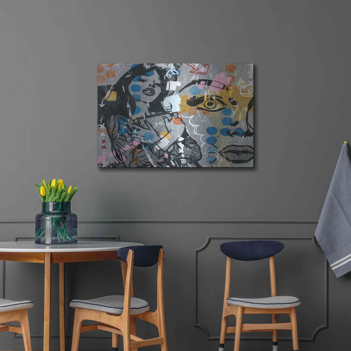 'Go' by Dan Monteavaro – Metal Wall Art, 36x24 room view
