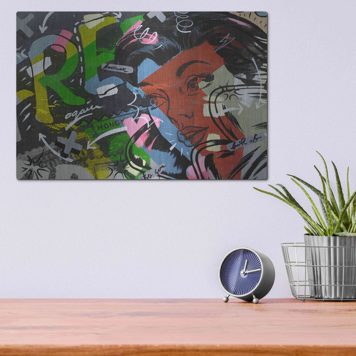 'Free Again' by Dan Monteavaro – Metal Wall Art, 16x12 room view