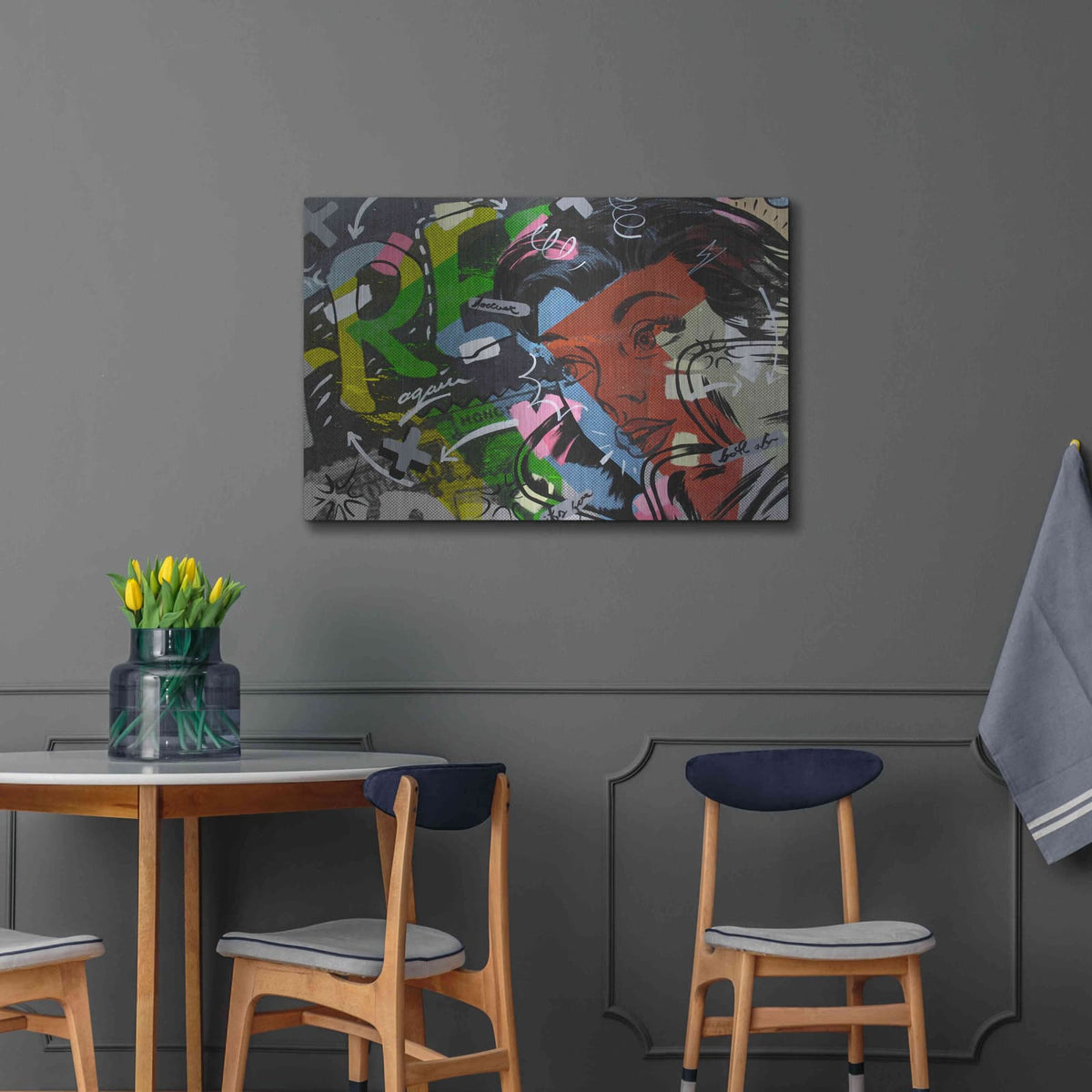 'Free Again' by Dan Monteavaro – Metal Wall Art, 36x24 room view