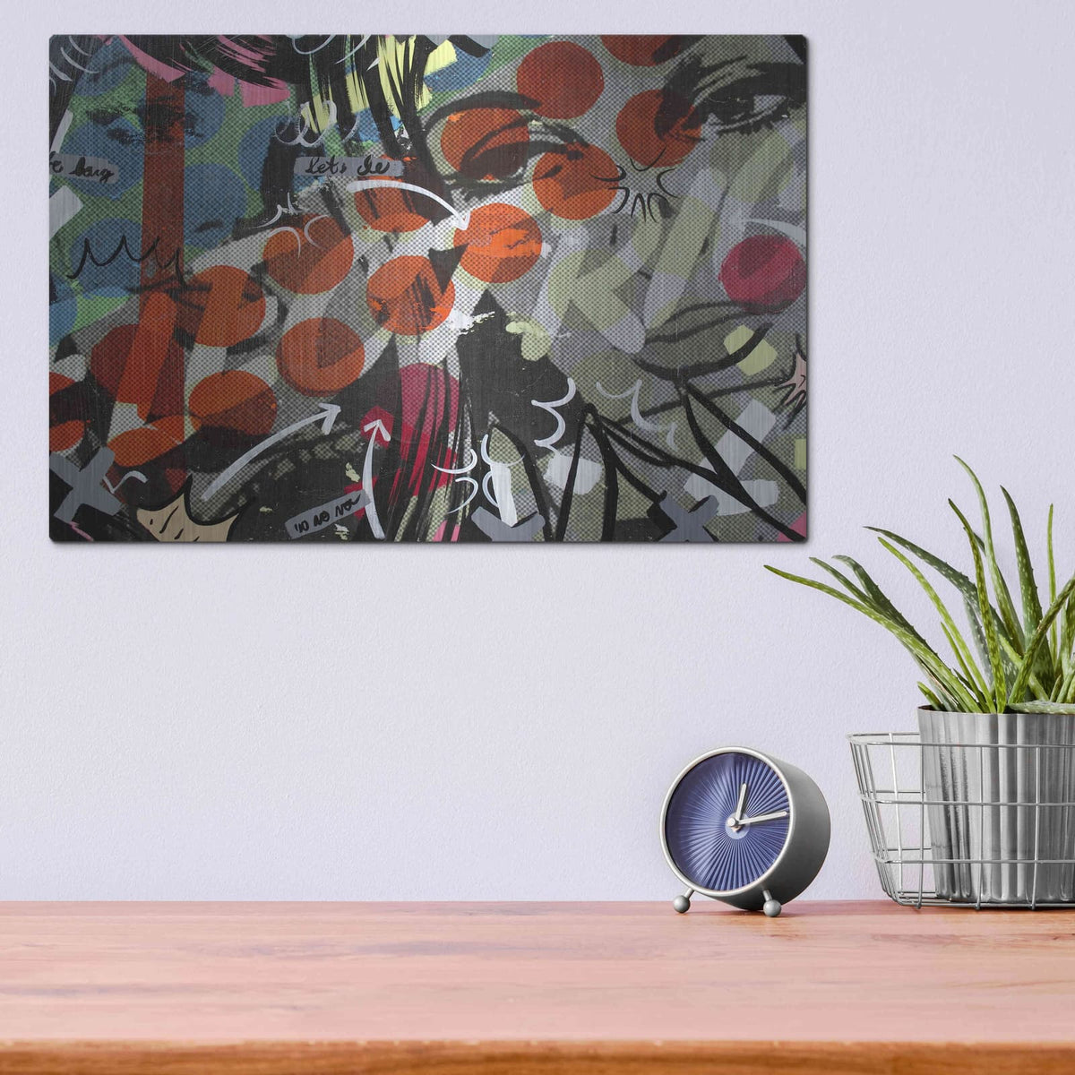 'Electric' by Dan Monteavaro – Metal Wall Art, 16x12 room view