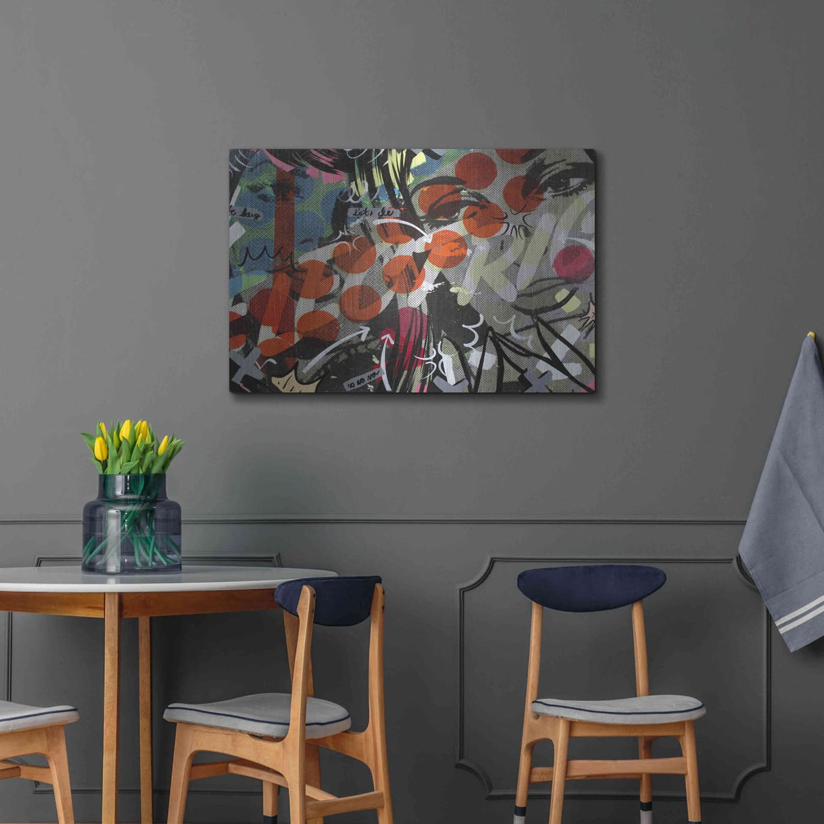 'Electric' by Dan Monteavaro – Metal Wall Art, 36x24 room view