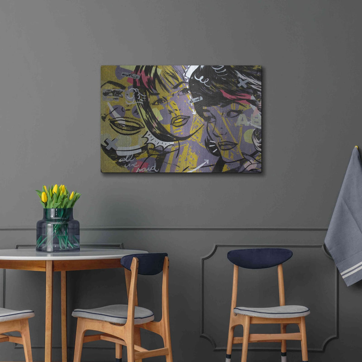 'Anything We Said' by Dan Monteavaro – Metal Wall Art, 36x24 room view