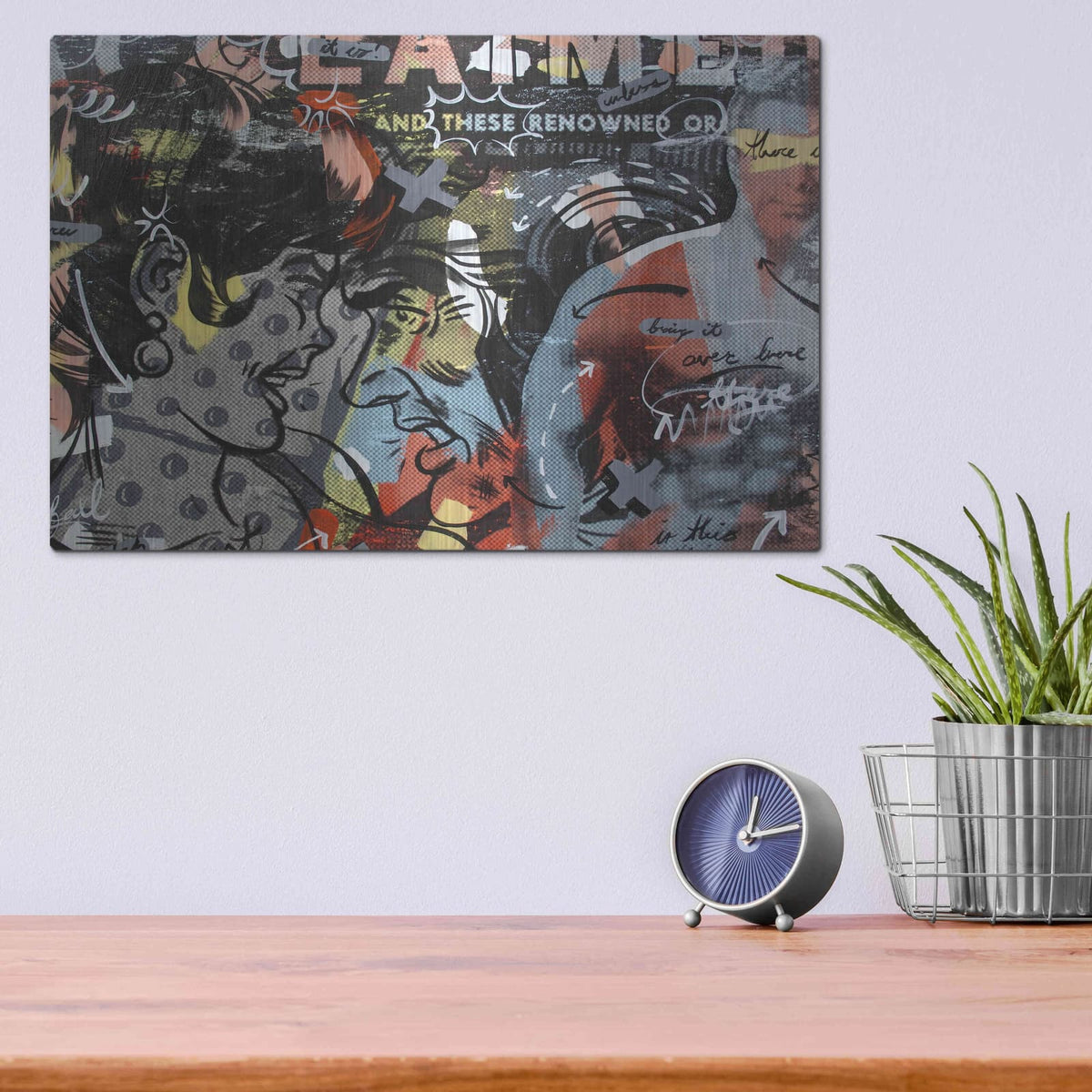 'Acclaimed' by Dan Monteavaro – Metal Wall Art, 16x12 room view