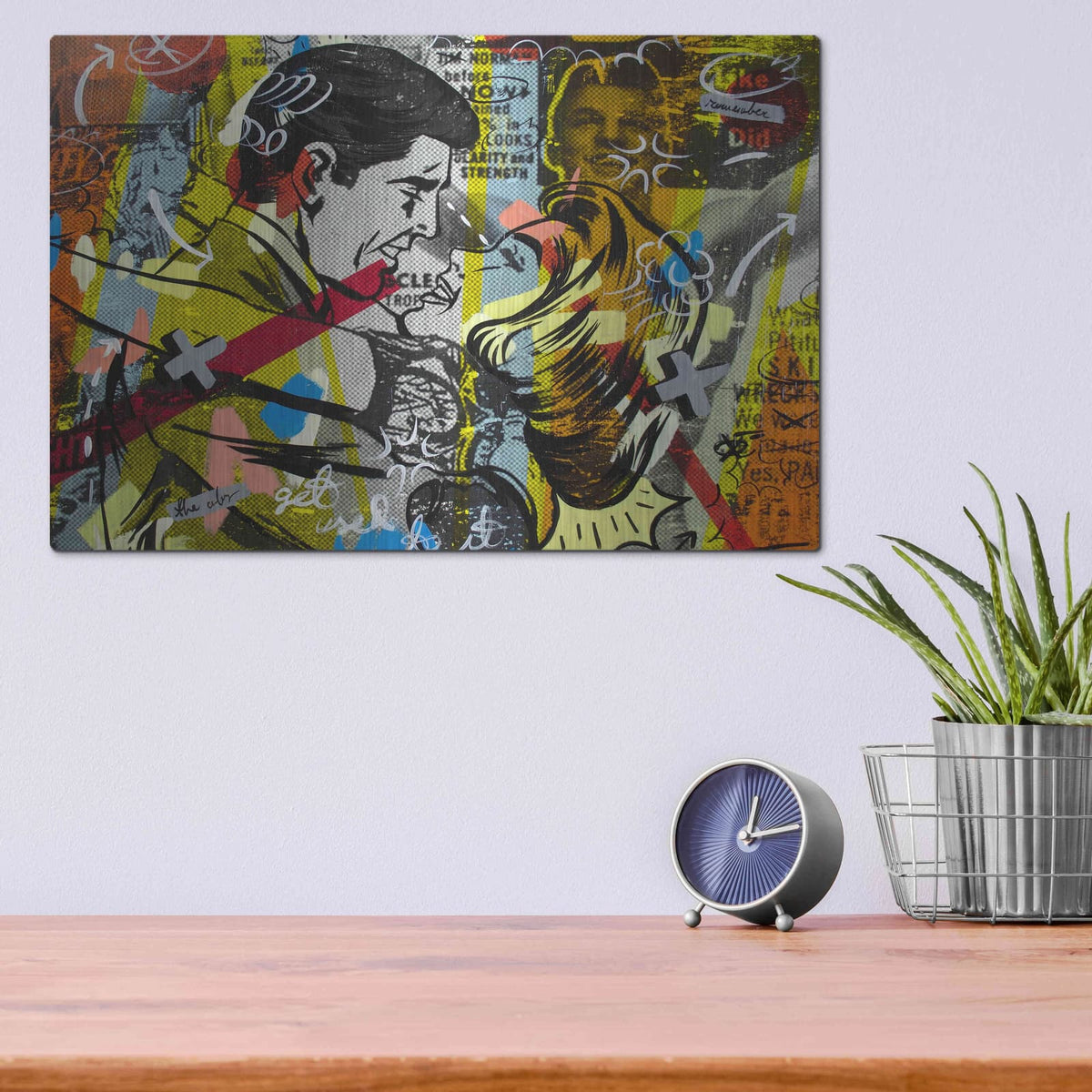 'Yes You' by Dan Monteavaro – Metal Wall Art, 16x12 room view