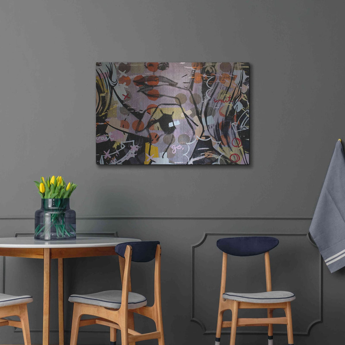 'Wait Wait Go 1' by Dan Monteavaro – Metal Wall Art, 36x24 room view