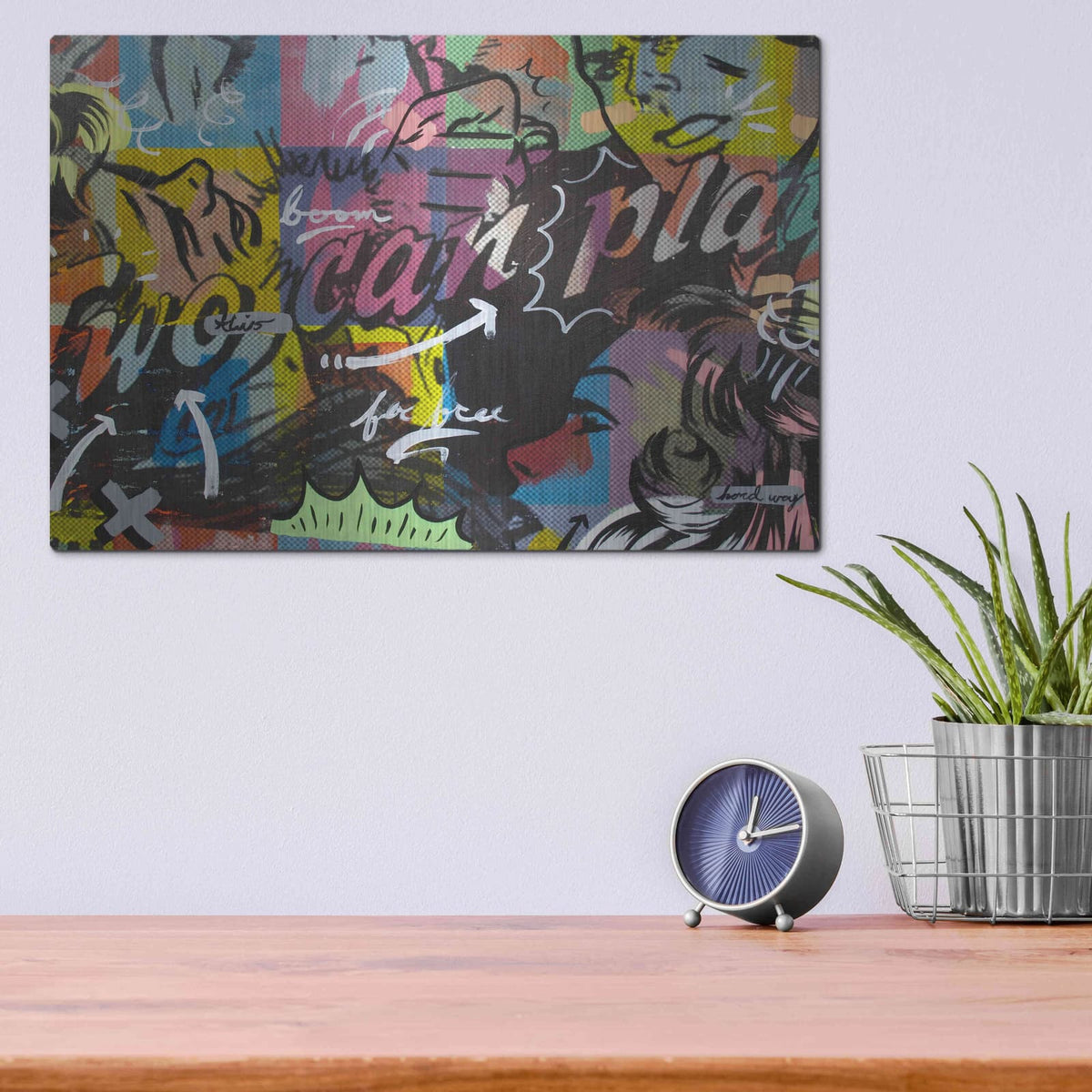 'Two Can Play' by Dan Monteavaro – Metal Wall Art, 16x12 room view
