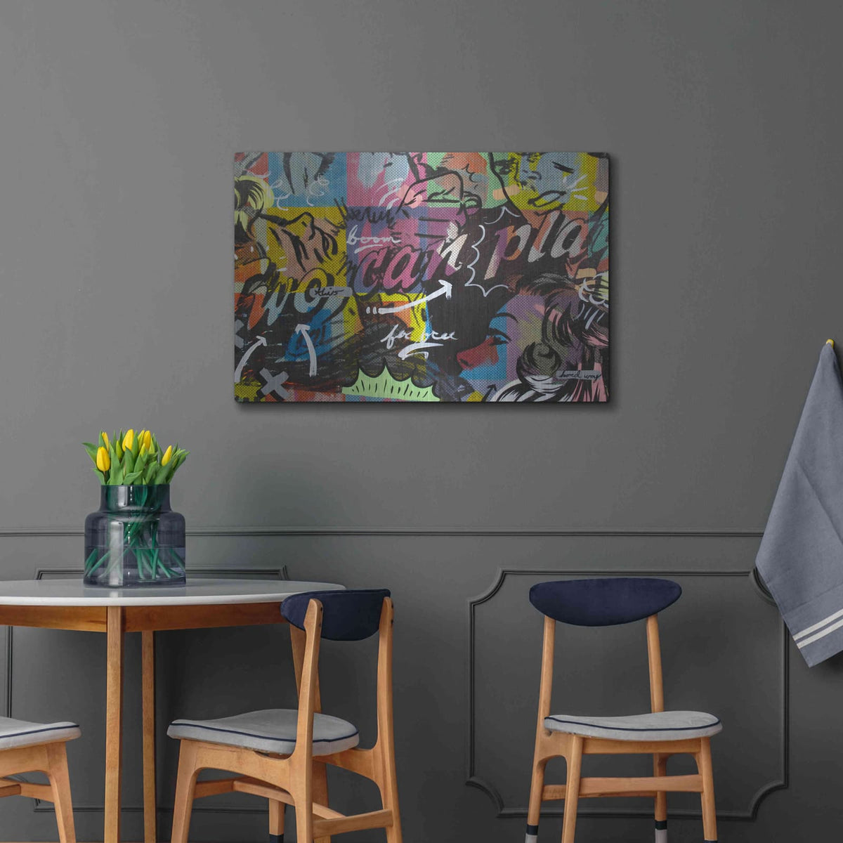 'Two Can Play' by Dan Monteavaro – Metal Wall Art, 36x24 room view