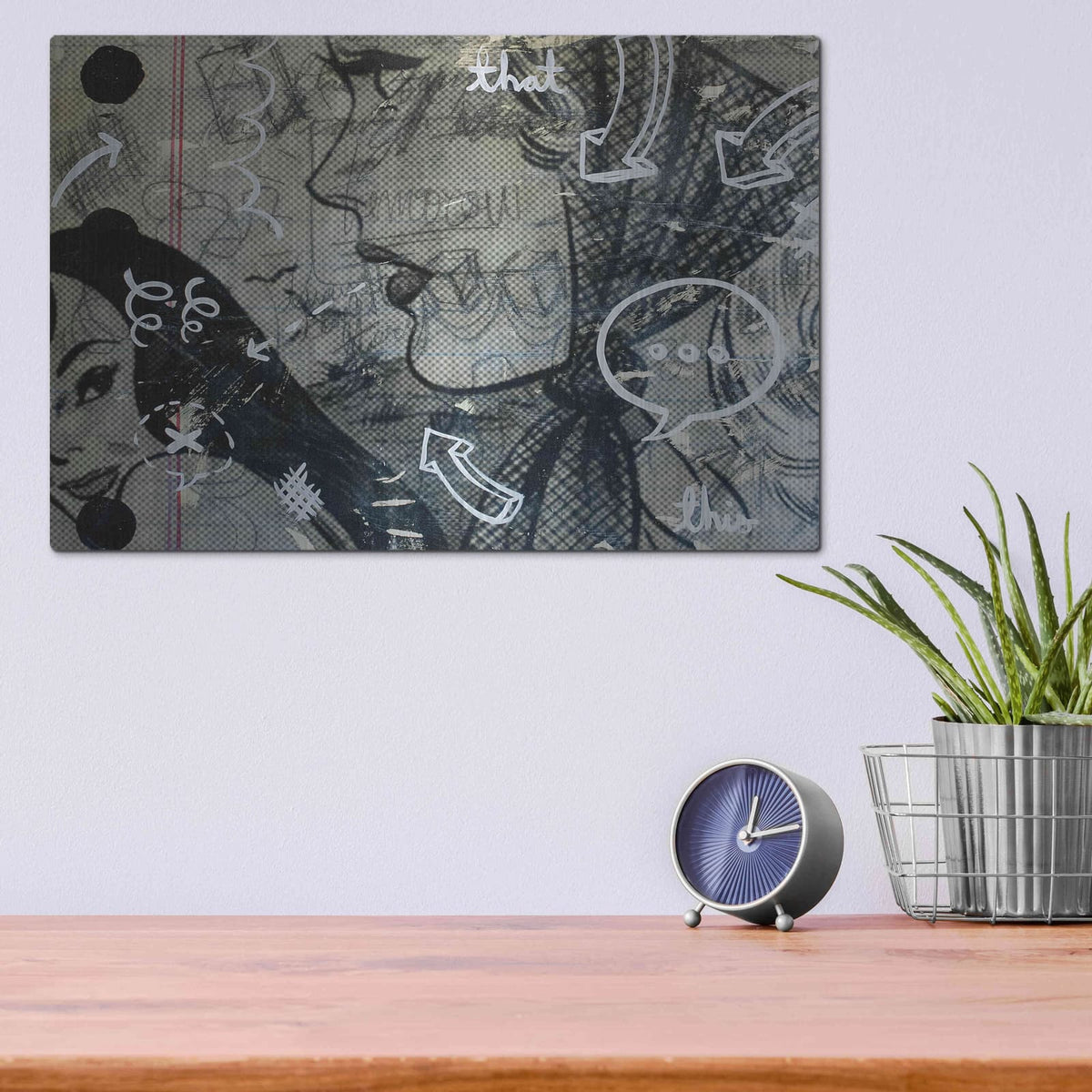 'Tomorrow' by Dan Monteavaro – Metal Wall Art, 16x12 room view