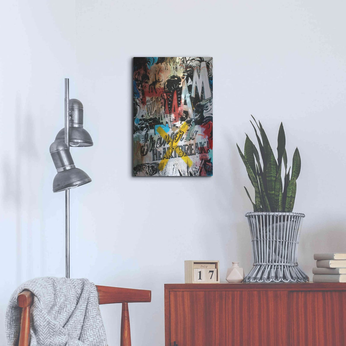 'Stranger' by Dan Monteavaro – Metal Wall Art, 16x24 room view