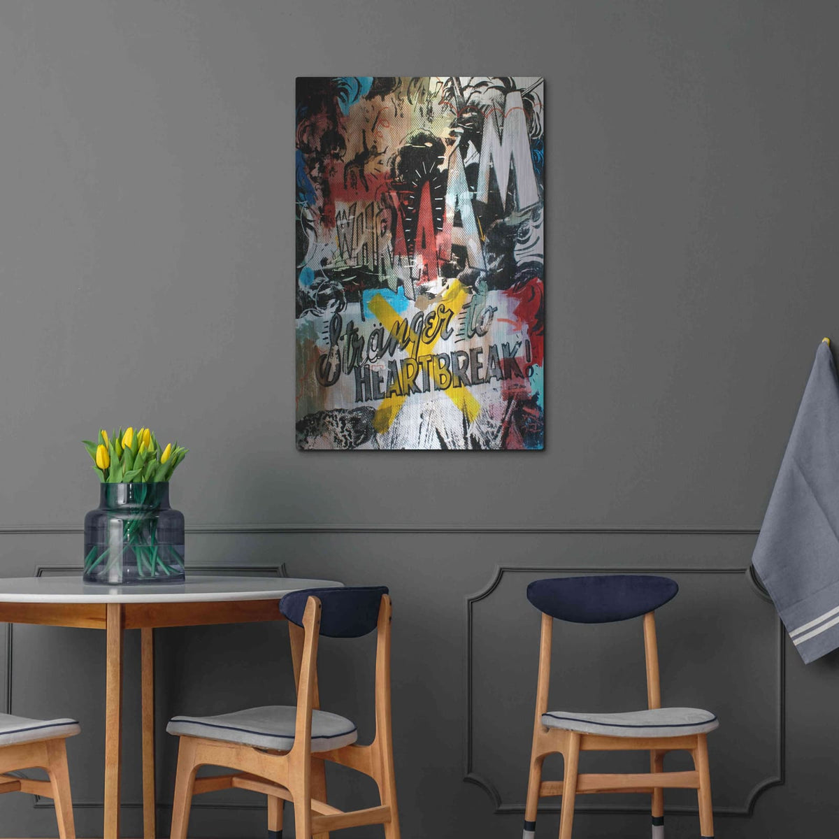 'Stranger' by Dan Monteavaro – Metal Wall Art, 24x36 room view