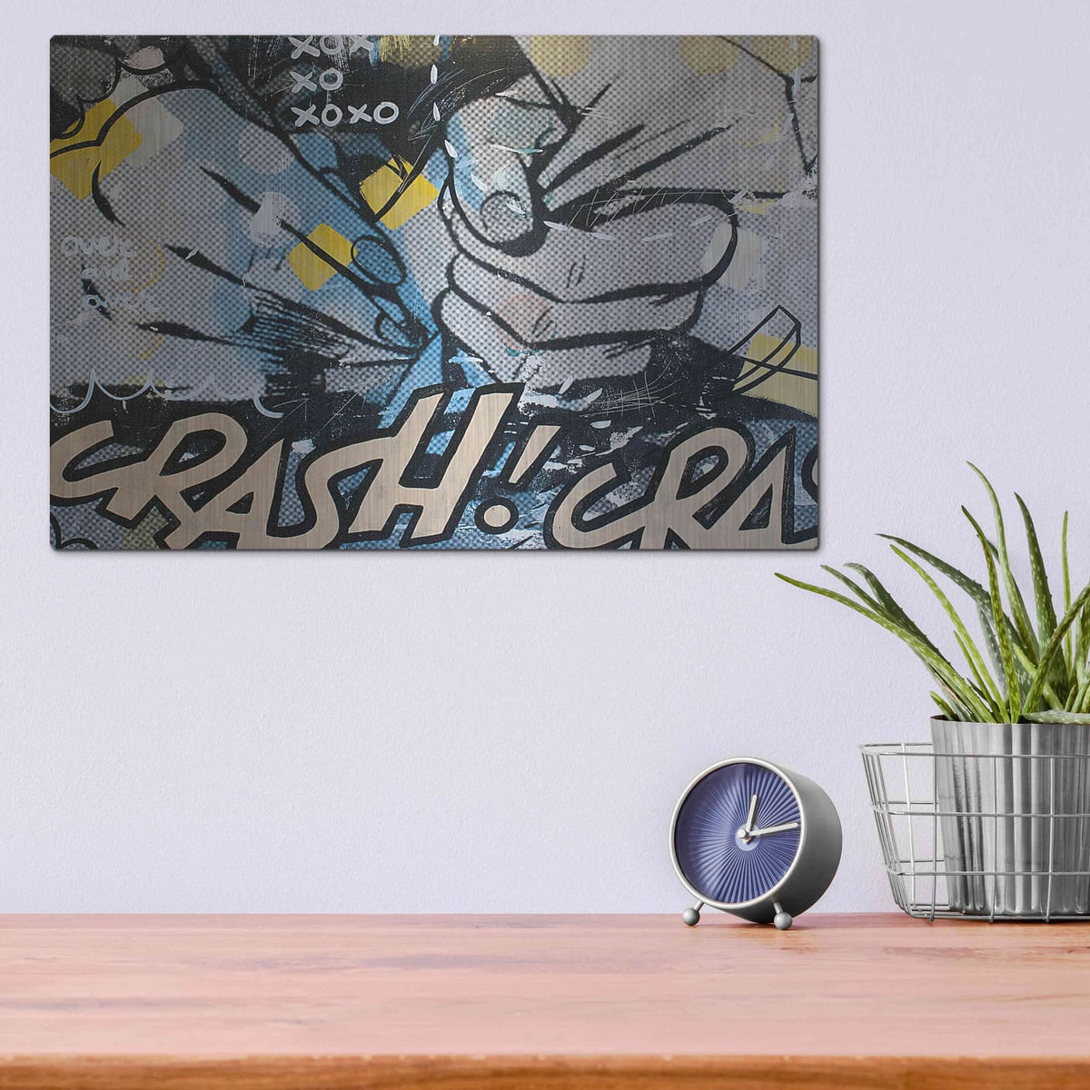 'Over And Over 1' by Dan Monteavaro – Metal Wall Art, 16x12 room view