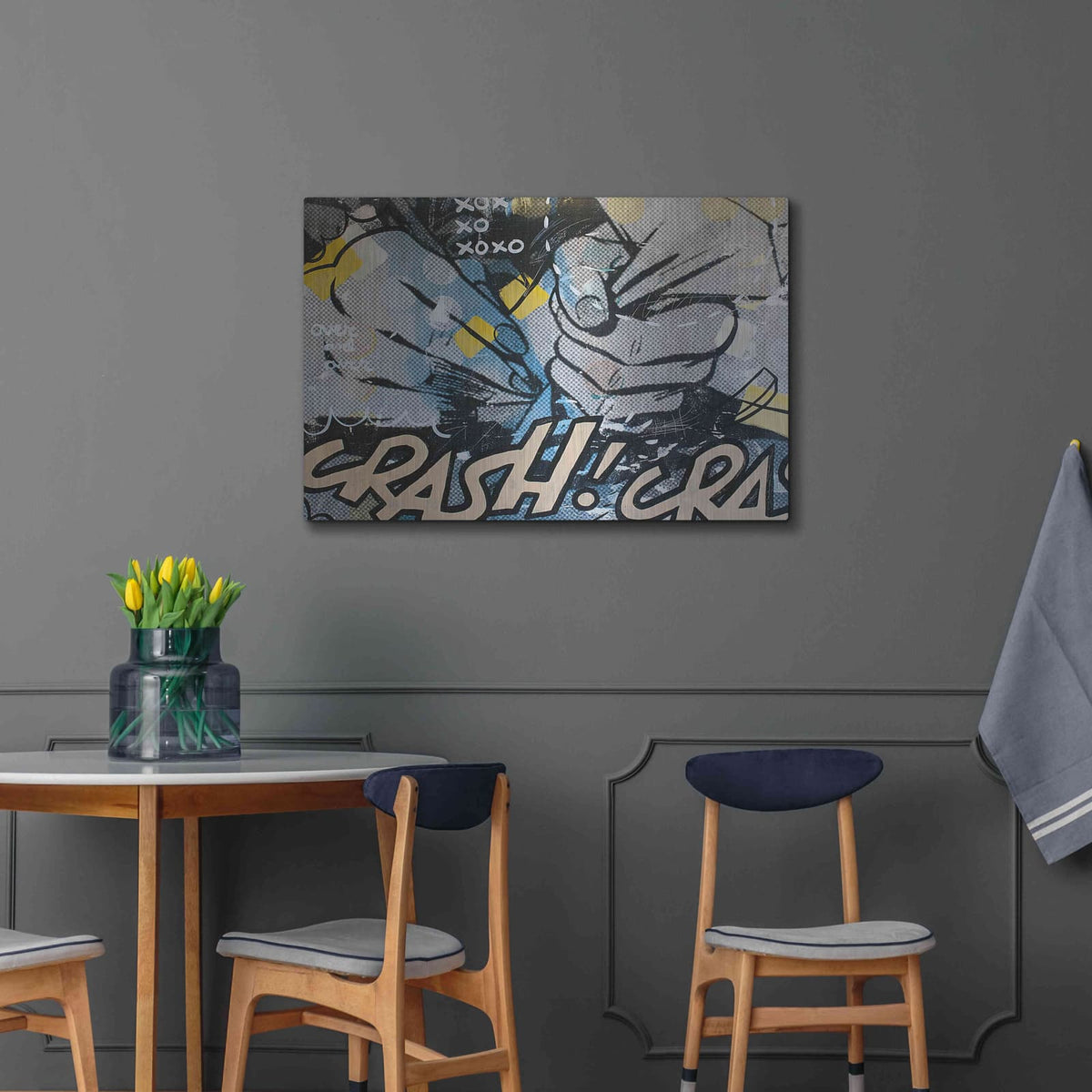 'Over And Over 1' by Dan Monteavaro – Metal Wall Art, 36x24 room view