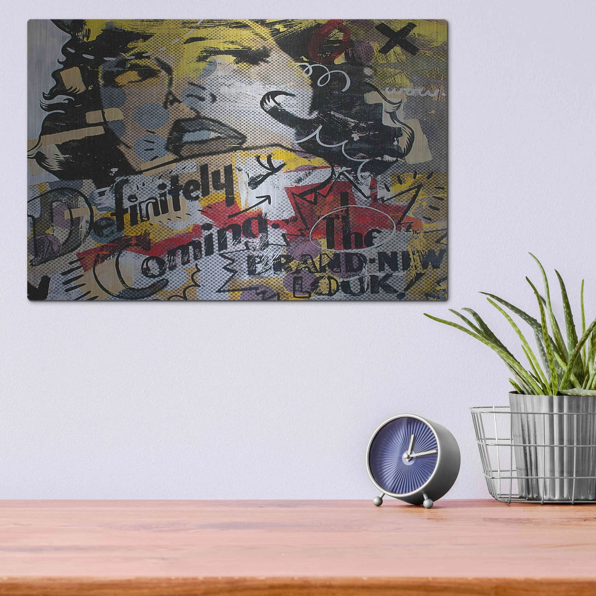 'New Look 1' by Dan Monteavaro – Metal Wall Art, 16x12 room view