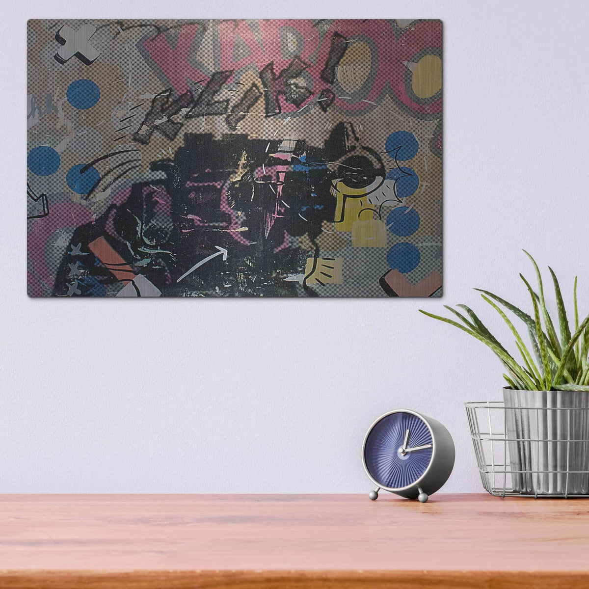 'Bang Bang 1' by Dan Monteavaro – Metal Wall Art, 16x12 room view
