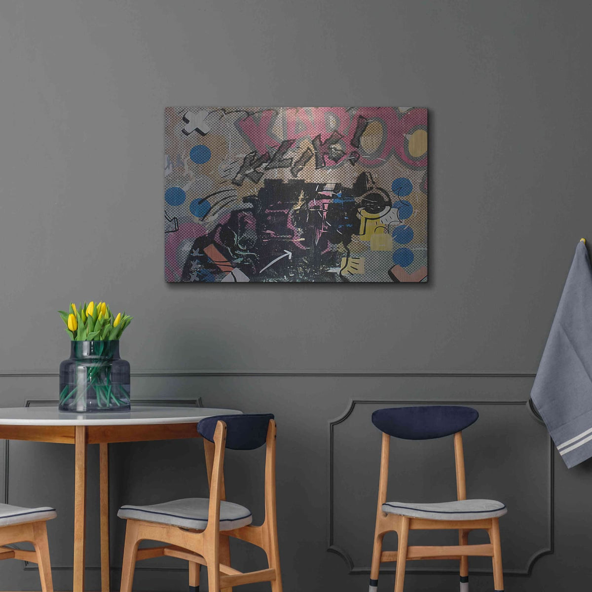 'Bang Bang 1' by Dan Monteavaro – Metal Wall Art, 36x24 room view