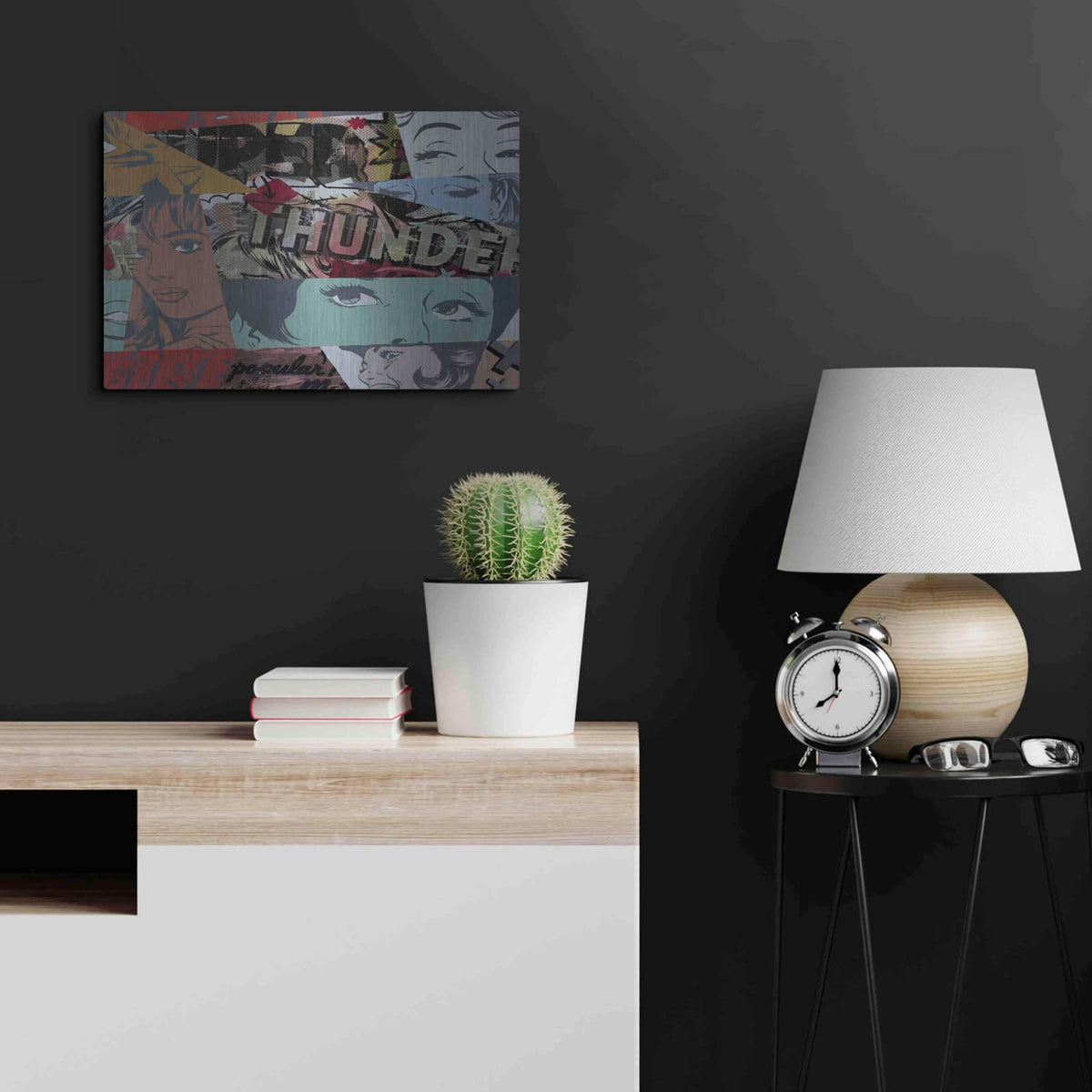'Super Thunder' by Dan Monteavaro – Metal Wall Art, 24x16 room view
