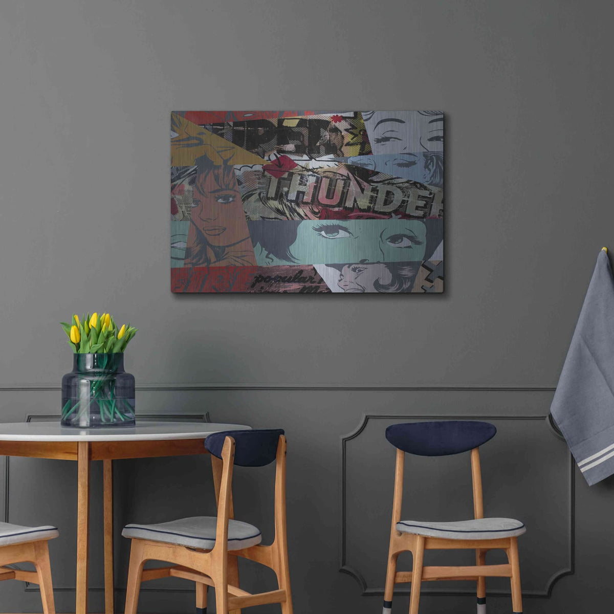 'Super Thunder' by Dan Monteavaro – Metal Wall Art, 36x24 room view