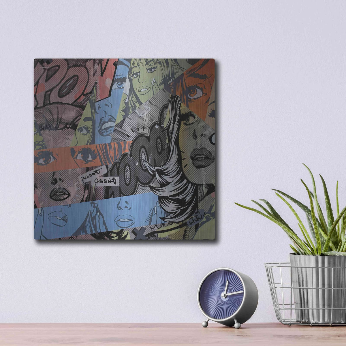 'Pow Wow' by Dan Monteavaro – Metal Wall Art, 12x12 room view