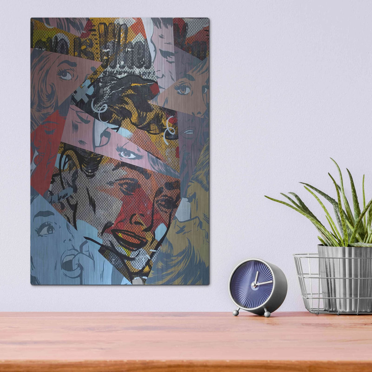 'Love Is Where' by Dan Monteavaro – Metal Wall Art, 12x16 room view
