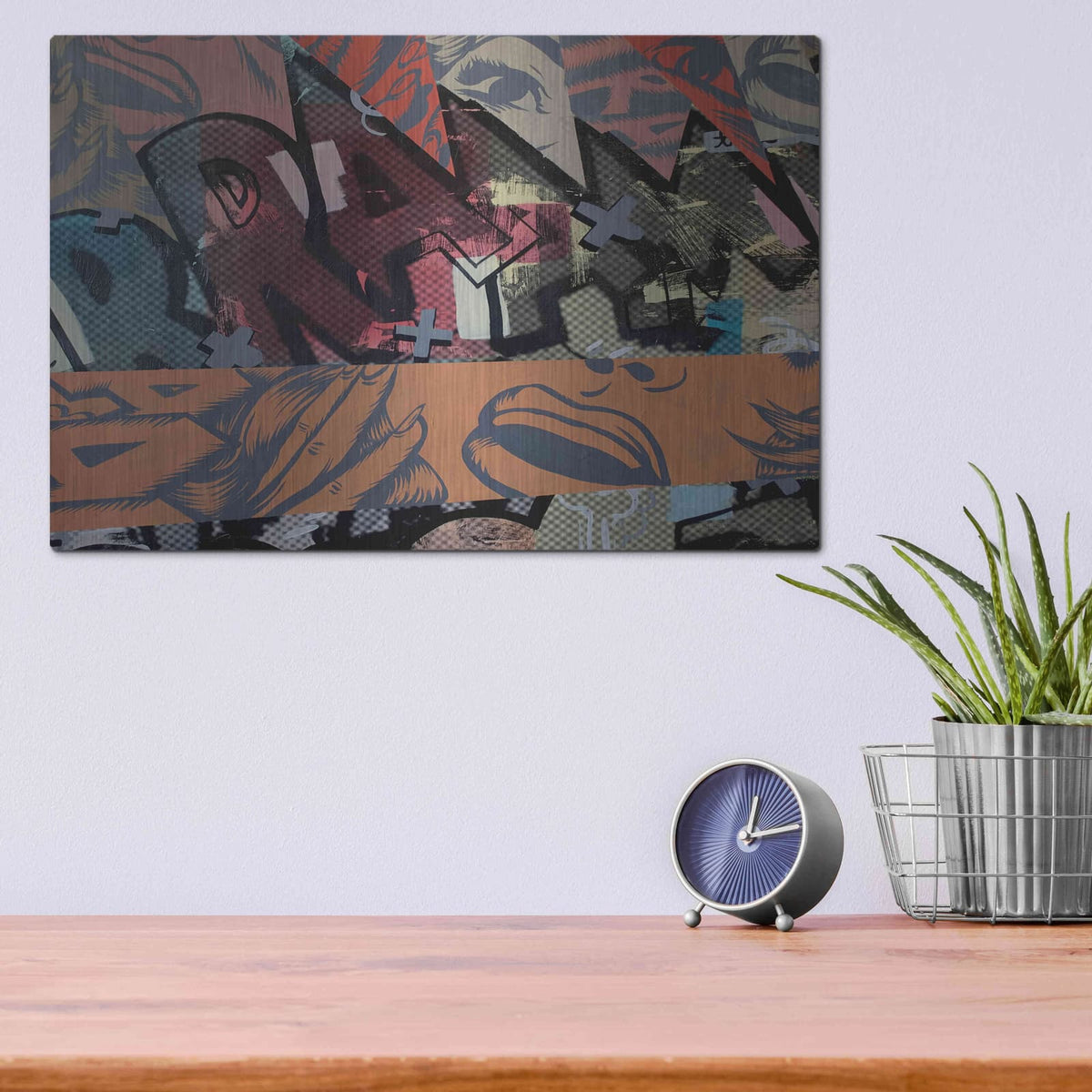 'Loud Noises' by Dan Monteavaro – Metal Wall Art, 16x12 room view