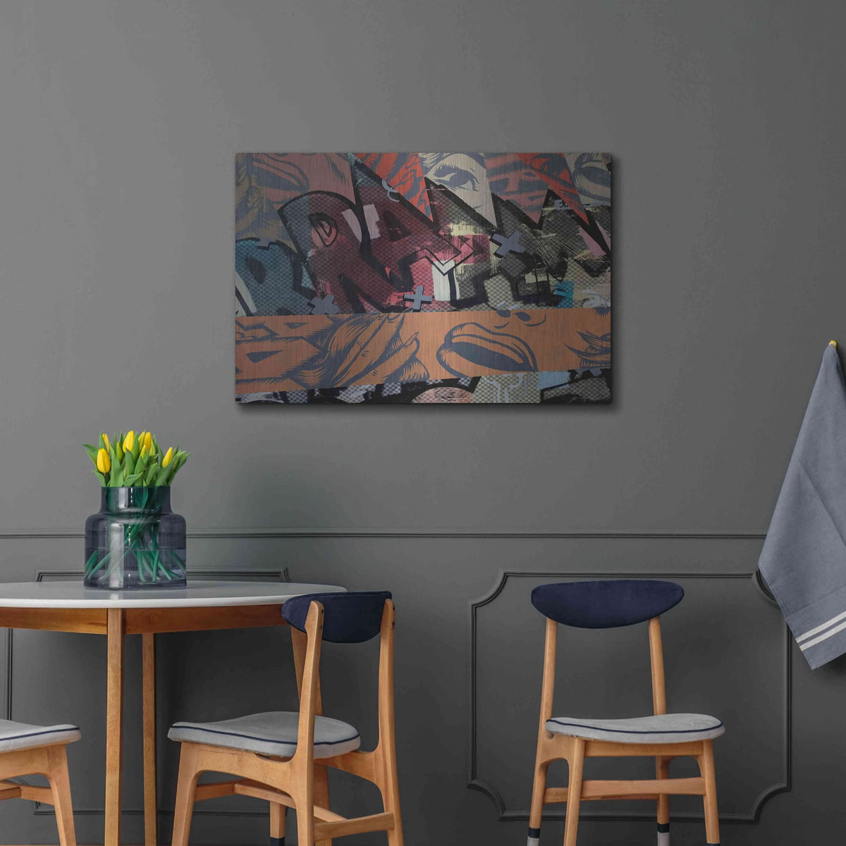 'Loud Noises' by Dan Monteavaro – Metal Wall Art, 36x24 room view