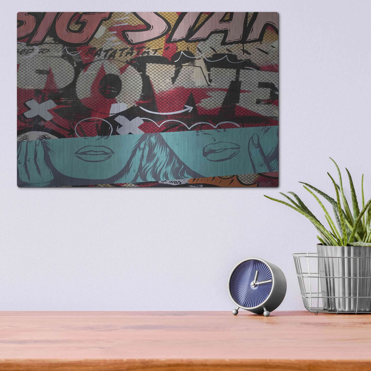 'Bigstarmaybe' by Dan Monteavaro – Metal Wall Art, 16x12 room view