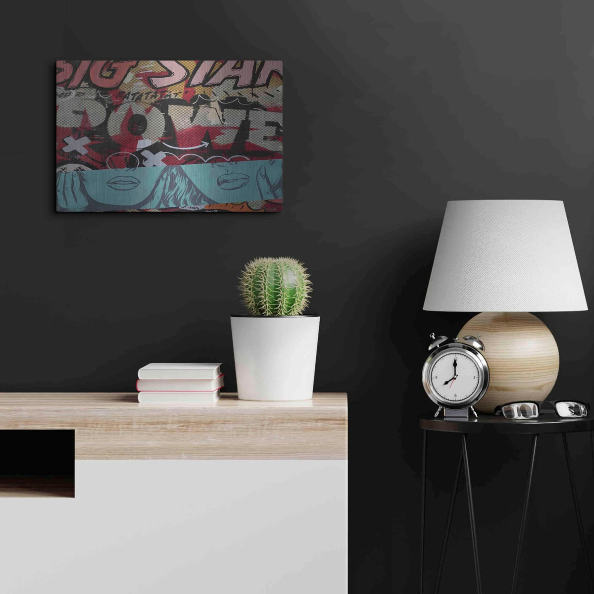 'Bigstarmaybe' by Dan Monteavaro – Metal Wall Art, 24x16 room view