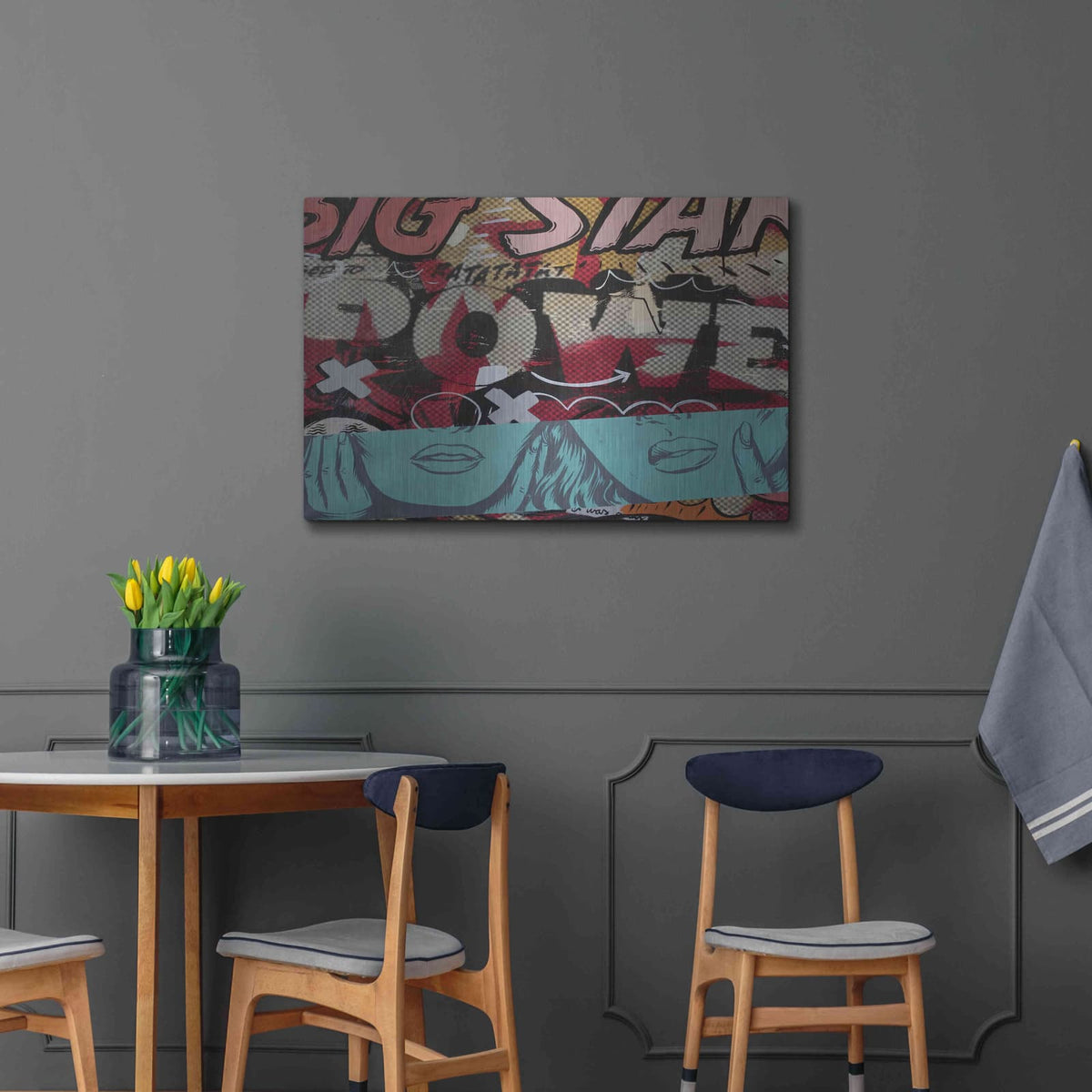 'Bigstarmaybe' by Dan Monteavaro – Metal Wall Art, 36x24 room view