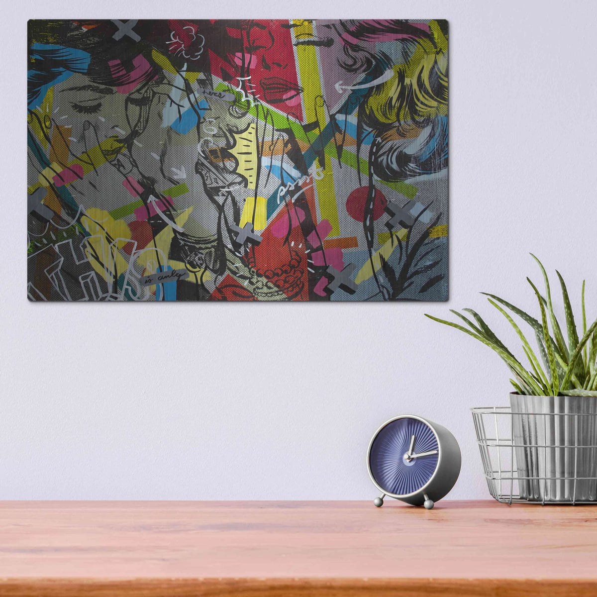'This is Only' by Dan Monteavaro – Metal Wall Art, 16x12 room view