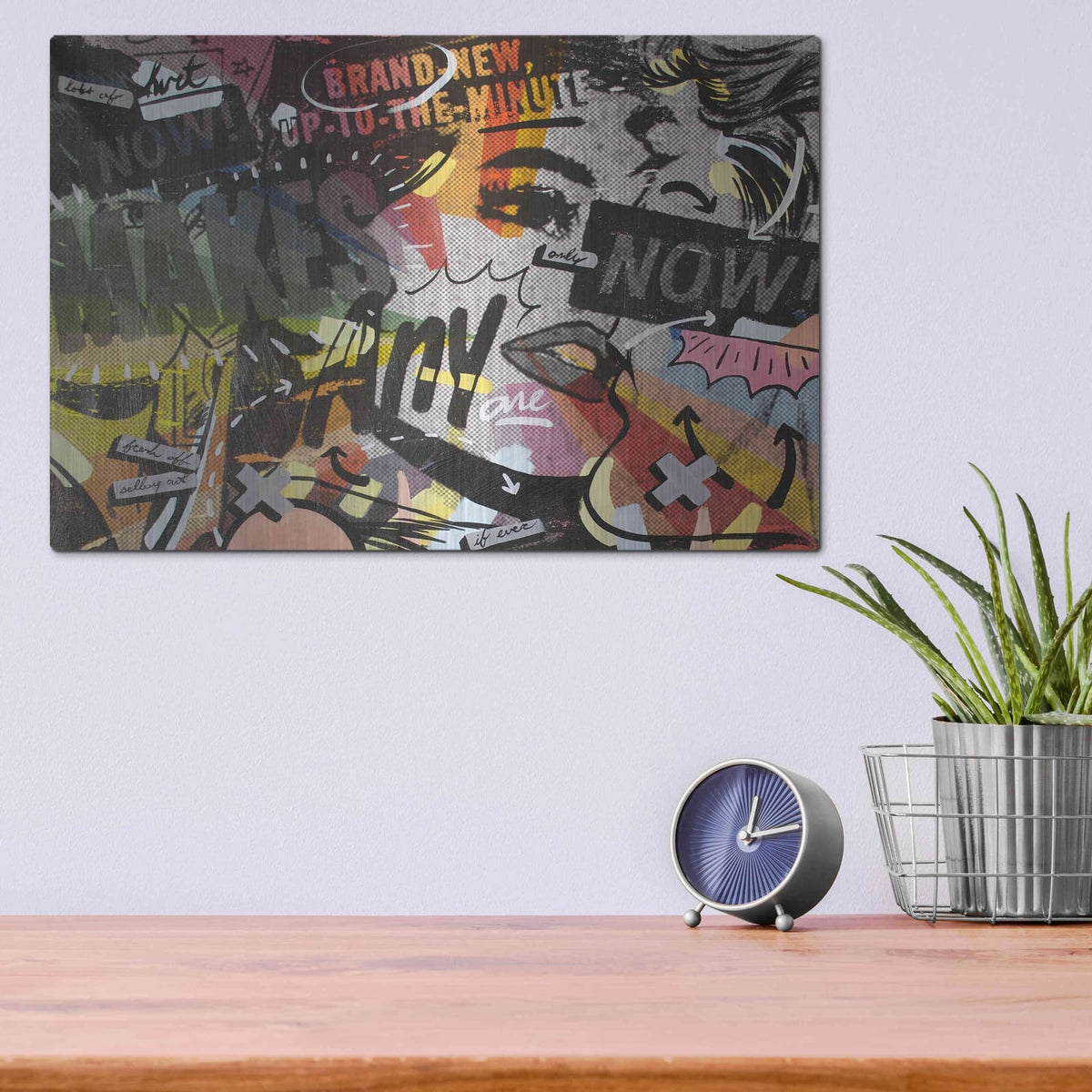 'Anyone Now' by Dan Monteavaro – Metal Wall Art, 16x12 room view