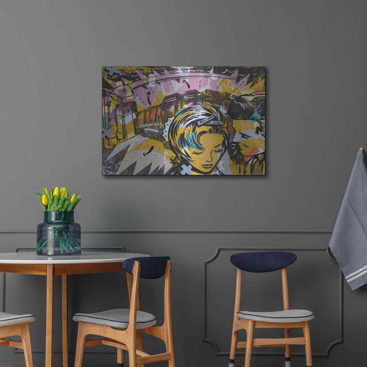 'Surprise B' by Dan Monteavaro – Metal Wall Art, 36x24 room view