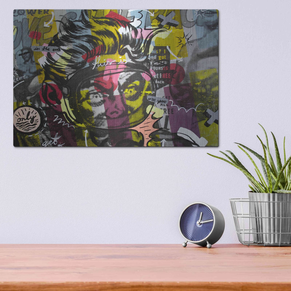 'Only Love' by Dan Monteavaro – Metal Wall Art, 16x12 room view