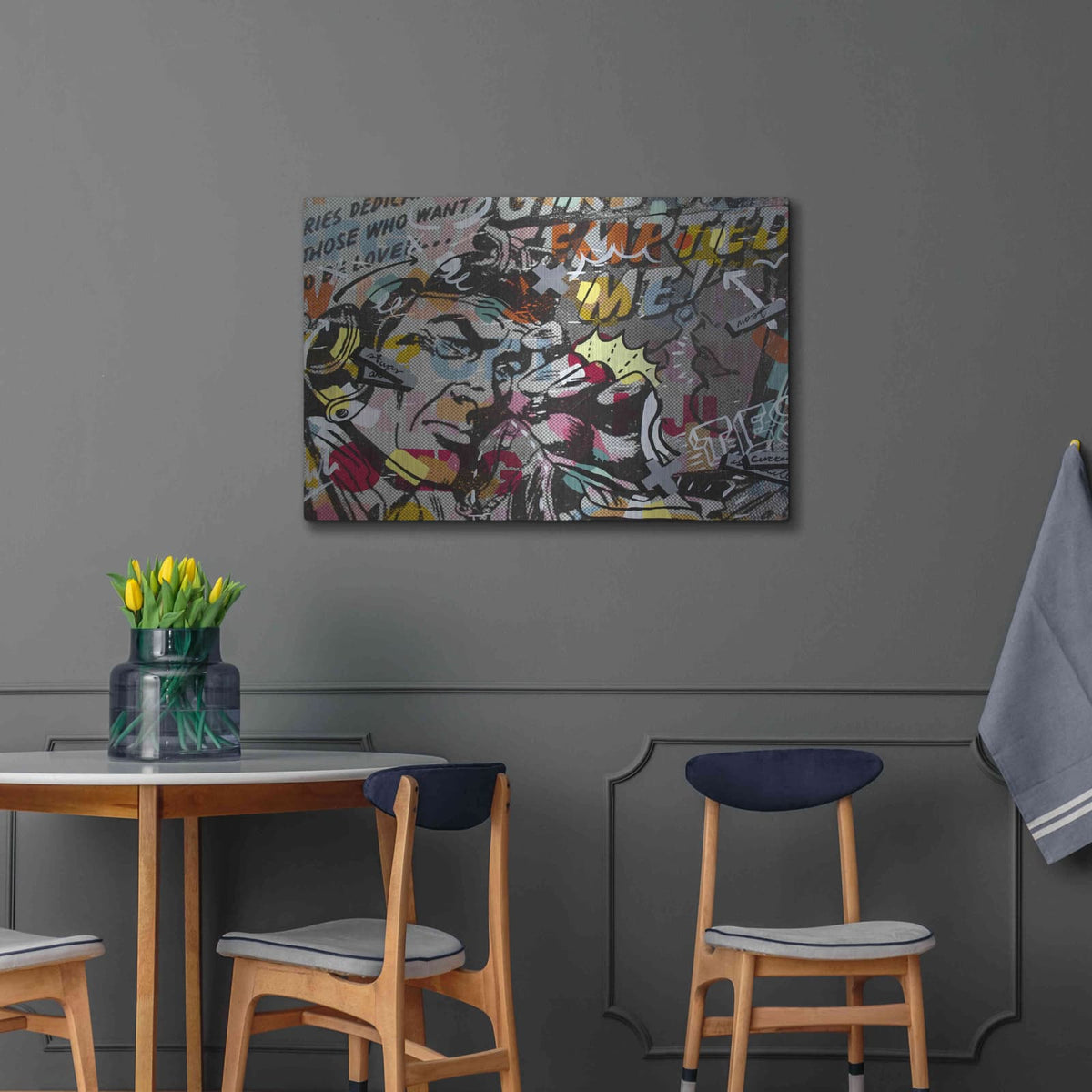 'Mimosas' by Dan Monteavaro – Metal Wall Art, 36x24 room view