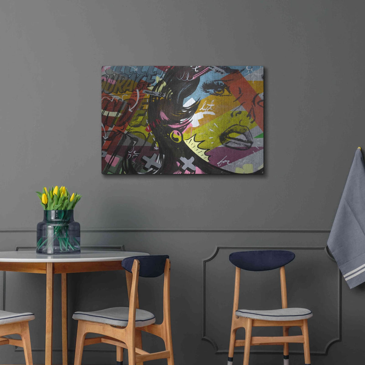 'Left of Yes' by Dan Monteavaro – Metal Wall Art, 36x24 room view