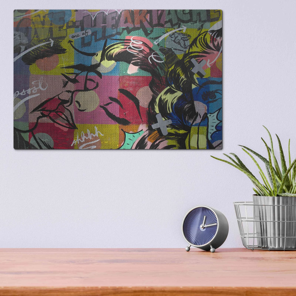 'Fearless Heartache' by Dan Monteavaro – Metal Wall Art, 16x12 room view