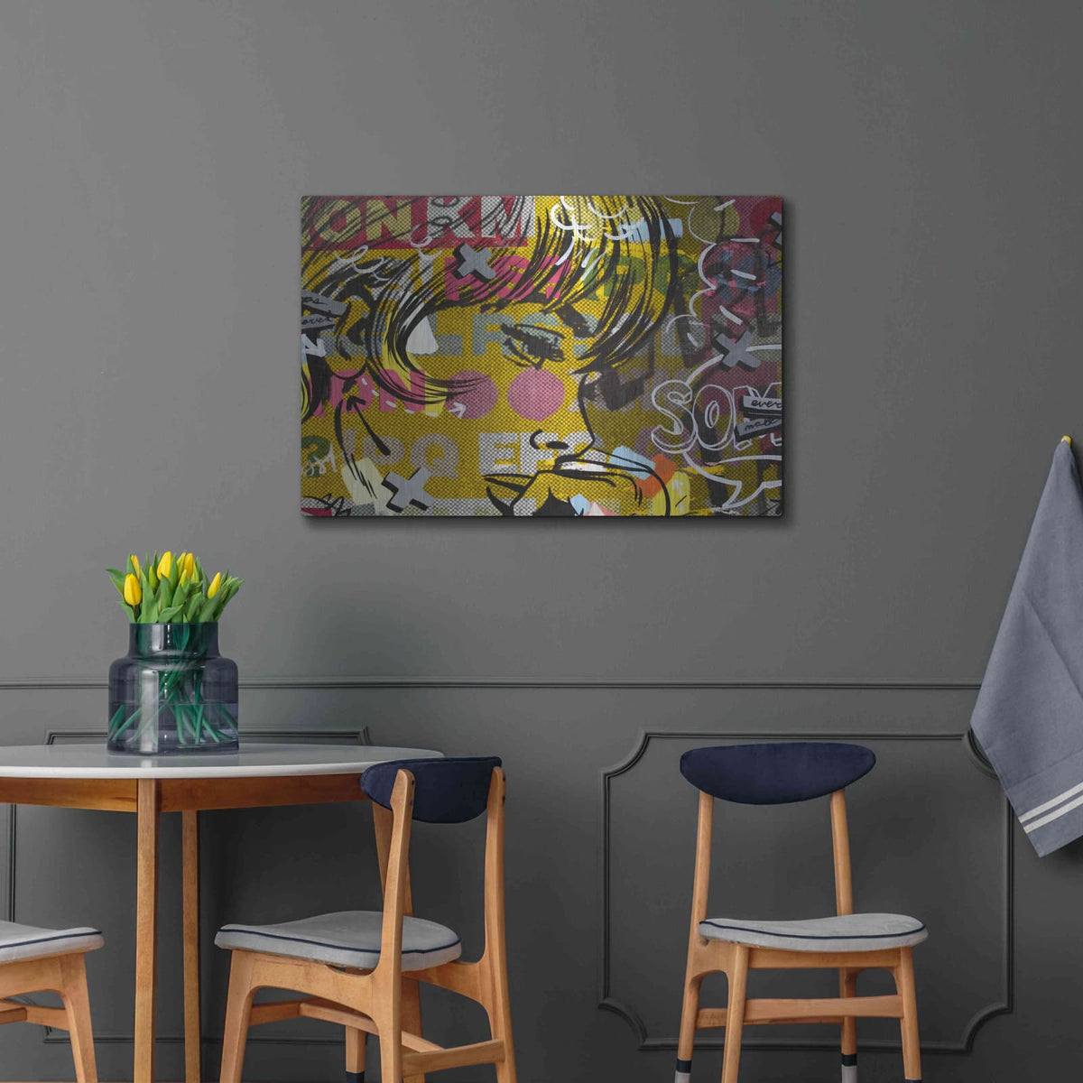 'Every Sometimes' by Dan Monteavaro – Metal Wall Art, 36x24 room view